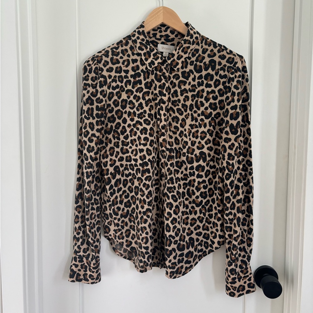 Brixton Leopard Print Button Down - image 1